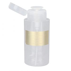 Bouteille de Presse à 300 Ml Polyvalent avec Distributeur de Pompe à Poussée pour Dissolvant et Lotion en Vernis Ongles - Action Pompe Facile Utiliser, Conception l'épreuve Fuites, Bouteille Vide (herronk, neuf)