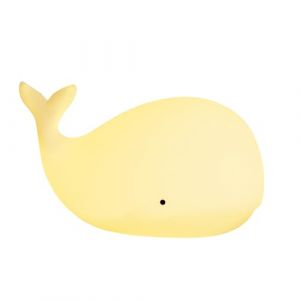 K KASONIC Nuit Lumi&egrave;re pour Enfants, RGB Silicone Veilleuse pour Tout-Petits, Mignonne Lampe de Nuit Animale avec Contr&ocirc;le Tactile, Lumi&egrave;res de Nuit pour Enfants pour Chambre &agrave; Coucher, Baleine (CostechUK, neuf)