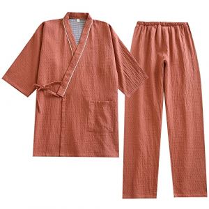 OWLONLINE Pyjama de Style Japonais pour Femme Gaze Coton Kimono Japonais Costume Taille XL (Owl Online, neuf)
