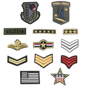Eterspr 13 PCS &Eacute;cusson Brod&eacute;, Patch Thermocollant, Patch Militaire, pour la D&eacute;coration de T-Shirts et de Jeans (Eternal Lighthouse, neuf)