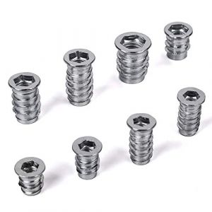 100 x SO-TECH® PROFI Manchons à Visser avec Rebord M8 x 24 mm en Acier Galvanisé à Six Pans Creux (S&O Handelsgesellschaft mbH, neuf)