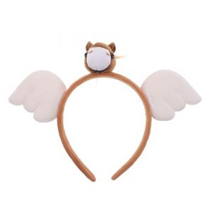 CONGARTENO Serrage-T&ecirc;te Cheval Ail&eacute; Marron en Crin de Cheval L&eacute;ger pour Filles &ndash; Bandeau du Nouvel An 2026, Accessoire Festif Costume Zodiac, D&eacute;coration Cheveux pour Halloween et F&ecirc;tes (Huliio, neuf)