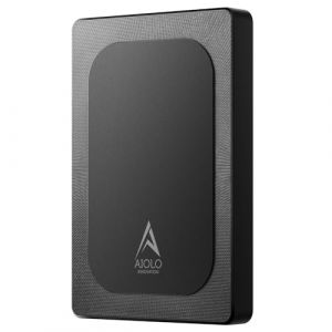 Aiolo Innovation Disque Dur Externe 2To Portable Ultra-Mince 2.5" USB 3.0, SATA, Stockage HDD pour PC, Mac, Ordinateur de Bureau, Ordinateur Portable, Wii U, Xbox, PS4 Modèle A4 (AIOLO DIGITAL-FR, neuf)