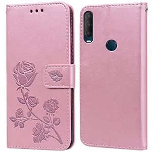 PKQTOP Coque pour Alcatel 1S 2020/3L 2020 Housse,Fonction de Support,Fente pour Carte,Silicone TPU,Flip Étui Case pour Alcatel 1S 2020(6.22") (PKQTOP-FR, neuf)
