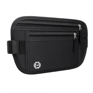 Banane Voyage Antivol avec Protection RFID, Pochette Secr&egrave;te Ceinture pour Homme & Femme, Sac Banane S&eacute;curis&eacute; Imperm&eacute;able, Sac Anti Pickpocket L&eacute;ger et Pratique pour Sport & Quotidien (Noir) (YHYHZBJ, neuf)