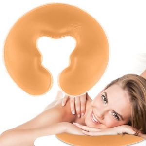 Coussin spa en silicone, coussin pour le visage, coussin en gel, t&ecirc;te de lit de massage, coussin pour le visage en gel pour table de massage, appareil de massage spa, beaut&eacute; de la peau, surface douce (ELENASI, neuf)