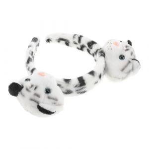 Healeved Bandeau de Lavage de Visage Peluche de Tigre Accessoire de Maquillage Cartoon pour Spa Détente et Fête pour Photos et Moments Festifs (Accompany JY, neuf)