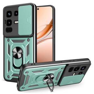 BEEJTUNY Coque pour Infinix Note 50 Pro 4G/Note 50 4G avec Anneau 360&deg;, Coque de Protection avec Cache Objectif, &Eacute;tui de Protection Antichoc avec Support Magn&eacute;tique. Vert (xuanyouquan, neuf)