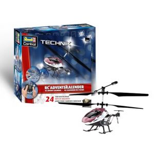 Revell Calendrier de l'Avent hélicoptère radiocommandé I pour travaux manuels I pour garçons, filles et adultes à partir de 10 ans I cadeau pour Noël (get goods, neuf)