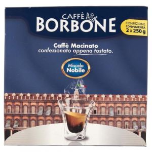 Café Moulu Mélange Nobile - 2 x 250g - Caffè Borbone (Family Foods, neuf)