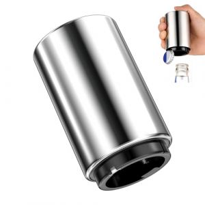 Rseuphiee Ouvre Bouteille Automatique, Inoxydable Décapsuleur Bière, Ouvre-Bouteille de Bière magnétique, Push up Décapsuleur Accessoires De Cuisine pour Maison Bar Restaurant Cadeau (STORE BELLAVIA VENERA S.R.L., neuf)