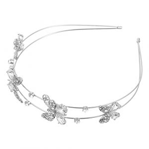 VALICLUD Bandeau Strass Headswear De Mariage Décorations De Mariage Filles Bandeau Décoratif De Mariage Accessoires De Cheveux De Mariage De Mariée Rose Alliage De Zinc (SHUI LIAO, neuf)