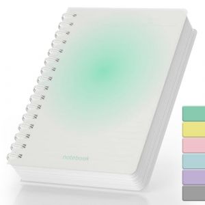 Smarpau Carnet de notes A5 - 300 pages à spirale - Papier épais de 100 g/m² - Pour homme et femme - Étanche - Pour l'école, le bureau, le travail - 14,5 x 21 cm - Vert (XGEN LLC, neuf)
