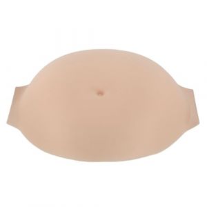 Luqeeg Ventre de Femme Enceinte en Mousse à Mémoire de Forme, Design Réaliste, Respirant et Doux, Fermeture à Boucle à Crochet, Faux Ventre de Femme Enceinte Léger pour les Fêtes, (3-4 (Luqeeg, neuf)