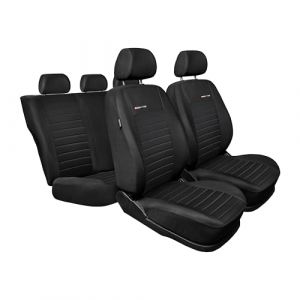 MOTOS Housse Siege Voiture Personnalisée pour Volkswagen Passat B7 2010-2014, Protection de siège de Voiture avec système de Coussins gonflables Actifs, idéale pour Les conducteurs, matériau à Trois (MOTOS EU, neuf)