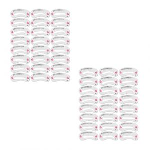 48 PCS Pochoir Sourcils, Différents Styles Pochoir Sourcils, Pochoir Sourcils Reutilisable, Sourcils Pochoirs, Outil Sourcil, Outil de Mise en Forme des Sourcils pour le Maquillage (zhenliguanglu60hao, neuf)