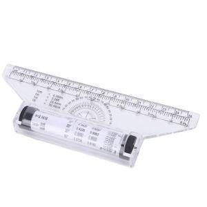 R&egrave;gle Roulante de Mesure en Plastique, R&egrave;gle de Conception de Dessin, R&egrave;gle Roulante Parall&egrave;le de Dessin, R&egrave;gle de Rouleau de Dessin Planeur Parall&egrave;le pour Mesurer, Dessiner (15 (Liwords, neuf)