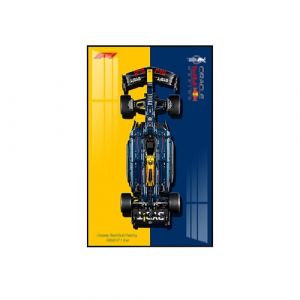 Plaque murale pour Lego Technic 42206 Red Bull RB20 F1, compatible avec &eacute;cran de voiture Le/Go, id&eacute;e cadeau pour les amateurs de v&eacute;hicules LEGO, plaque murale uniquement (taille (Clutter Castle, neuf)