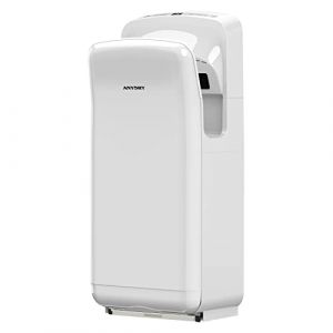 anydry 2005H sèche-Mains,sèche-Mains électrique Commercial,avec Filtre HEPA,Super Puissant,7-10 Secondes pour sécher,1750-2050W.(Blanc) (anydry Hand Hygiene Guard, neuf)