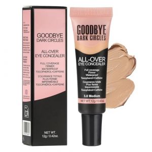 Under Eye Concealer, Lightweight Concealer Liquid Formula, Long-Lasting Natural Coverage Foundation for Dark Circles Blemishes All-Day smooth Makeup Use, 1.0 Light, 2.0 Light Nude, 3.0 Medium (mojial, neuf)