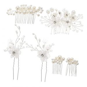 NOLITOY 6pièces Épingles à Cheveux De Mariage Accessoires De Coiffure Pour Fête Et Célébrations Élégantes (M.Meteorite, neuf)