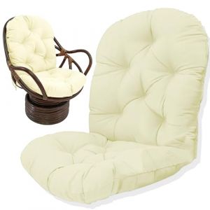 JIcloun Fauteuil en Rotin Pivotant Coussin pour Fauteuil À Bascule Intérieur Rocker Coussin Pivotant Pad de Remplacement pour Fauteuil Durable Doux Coussin,A12 (BVngHengYangShiQiDongXia, neuf)
