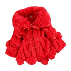 Nemopter Manteau Fille Veste Bébé Fille Fausse Fourrure Encapuchonné Manteau Veste Cap Manteau Poncho (Nemopter, neuf)