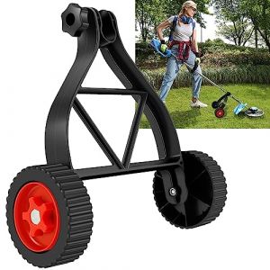 Roue de support de tondeuse, noir, plastique, 26 à 28 mm, compatible avec les tuyaux d'axe de 23 mm à 28 mm, pour débroussailleuse, coupe-bordures et tondeuse à gazon, gébofuzhuang (gebofuzhuang, neuf)