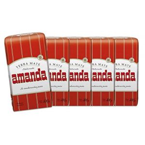 AMANDA Yerba, thé maté argentin, 5 Paquet économique :5 x 500 g. (Special-Fitness, neuf)