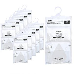10 Pi&egrave;ces Blanc Sac de D&eacute;shumidification,Sachets D&eacute;shumidificateurs D&rsquo;armoire,Absorbeur D&rsquo;humidit&eacute; Placard,Convient pour les Probl&egrave;mes D&rsquo;humidit&eacute; dans les Chambres &agrave; Coucher et les Salles de Bain (NAMIS, neuf)