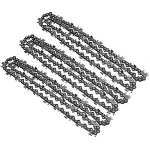 ausuky Lot de 3 cha&icirc;nes de tron&ccedil;onneuse de 50,8 cm 76 DL Maillons d'entra&icirc;nement 0,325 Pas 0,058 Calibre 0,058 (Ausuky Online, neuf)