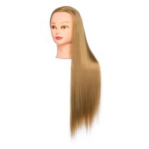Mannequin De Perruque Tête Updo Cheveux Tressage Tête Perruque Tête Modèle De Coiffure Coupe De Cheveux Enseignement Tête De Perruque Modèle De Tête(Earthyyellow) (wanheguihai, neuf)