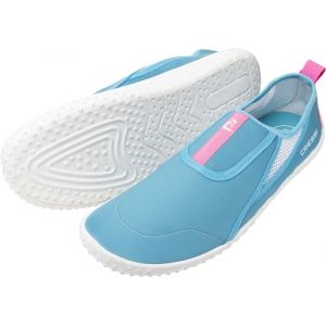 CRESSI Kiwi Shoes Azure/Pink White Sole 46 - Chaussure Unisex id&eacute;ale pour Les Sports Nautiques et Les Promenades en Milieu Humide, &agrave; la Mer et sur la Plage, Bleu Clair/Rose Semelle Blanche, 46 (Cressi 1946, neuf)