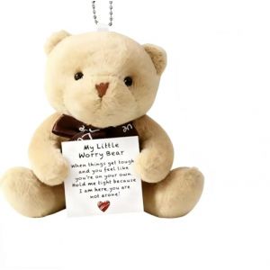 ZWWOGE Bisounours Mangeur De Soucis Le Cadeau Sp&eacute;cial Pour Les Bonnes Amies, Pour Dire Je Pense &Agrave; Toi, Cadeau Pour Une Jeune Fille, Mari&eacute;e, Anniversaire, Examen, Les F&ecirc;tes, R&eacute;union, De Mariage Revoir (ZWWOGE, neuf)