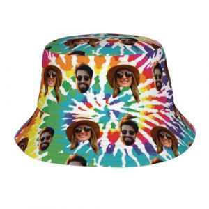 ROHBVMN Casquette Personnalisable Bob personnalis&eacute;e Chapeau de P&ecirc;cheur personnalis&eacute; &ndash; Casquettes Votre Propre Casquette, Chapeau de Soleil en Coton Anti-UV personnalis&eacute;e en Gros pour Hommes & Femmes (Magasin sur Mesure 2025 Fr, neuf)