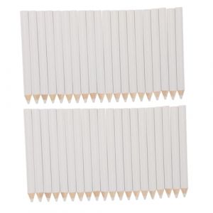 Beavorty 50pi&egrave;ces Crayon de Cire Autocollant Outil de Ramassage de Cristaux Stylo Blanc pour Marquage Textile Crayon pour Marquage Textile Accessoires de Peinture Strass Outil &agrave; Points (T Innovation&middot;HX, neuf)