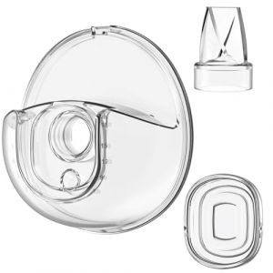 Coupelles de collecte de lait KISSBOBO pour K6 &ndash; Accessoires de rechange d&rsquo;origine pour tire-lait KISSBOBO, faciles &agrave; nettoyer et &agrave; installer, ajustement confortable, conception anti-fuite (ZEALINNO EU, neuf)