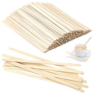 TXXATX 1000 Pièces Touillette Cafe en Bois 11 cm Jetables Touillette Cocktail Biodégradables Agitateur Café pour thé Café Cocktails Boisson L'artisanat (JiaFangTrading, neuf)