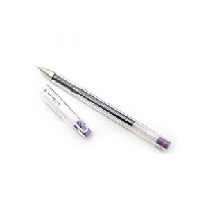 PILOT Stylo roller à encre gel G-TEC-C4 pointe ultra fine 0,2mm violet (Papeterie Libellus, neuf)