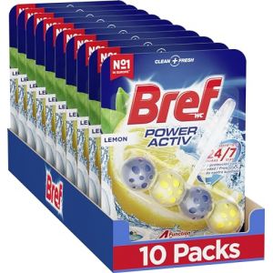 Bref WC Poweractive Lot de 10 nettoyants pour les toilettes 10 x 50 gr (PandaEuphoria, neuf)