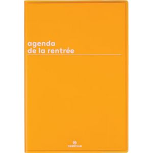Oberthur - 1 Agenda Semainier de la Rentrée - Couverture Boréal Jaune Moutarde - Septembre 2025 à Septembre 2026 - Format 16 x 24 cm - 3 Langages (Papeterie Libellus, neuf)