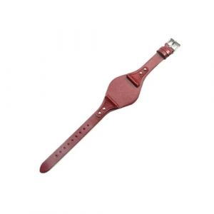 LANAPPTLTG Bracelet de montre en cuir for femmes, 18mm, adapt&eacute; au Fossil ES4113 ES3625 ES3616 ES3838 ES4114(Red,18mm Rose-K1) (Luo He Shi Shan Fa Shang Mao You Xian Gong Si, neuf)