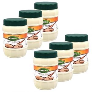 Lot 6x Tahin / Cr&egrave;me de s&eacute;same - Pot 400g (Toilinux, neuf)