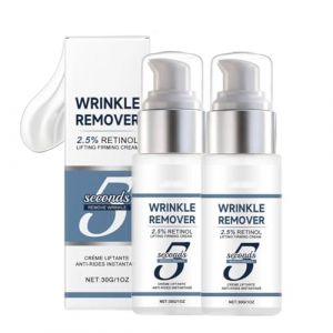 Creme Liftante Anti Rides Instantan&eacute; 5 Secondes,Wrinkle Power,Creme Visage Anti Rides Femme Homme,Instant Wrinkle Remover,Combleur Rid&eacute;s Immediat,2.5% Retinol Instant Firmly (2pc, 30g) (BaiYuZ, neuf)