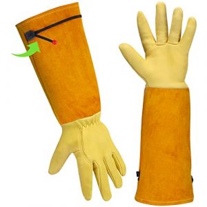 Gants Jardinage Femme/ Homme Gants De Jardinage Cuir - Cadeau Jardinage Outillage Gants Anti Coupure Gants Rosiers Epineux Outils Jardinage Long Gant Jardinage Femme Gants De Travail Homme Gant Jardin (Amazan., neuf)