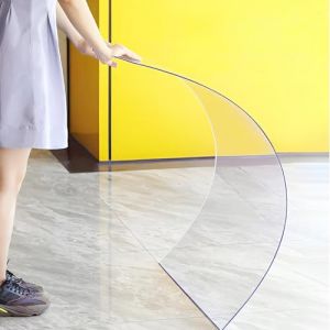 Hggdsac Plaques pour Toiture en Polycarbonate, Résistant Aux Chocs Et Aux Éclats, Facile À Couper, Panneau Entièrement Transparent Et Durable,nti-UV,pour Toits,Garage,Marquise,Serre et Enclos(0.5×7m) (brand-Hggdsac-跟卖必反击, neuf)