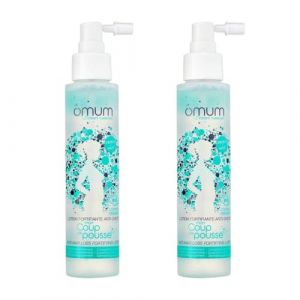 OMUM - Mon Coup de Pousse - Lotion capillaire fortifiante anti-chute - Force, vitalit&eacute;, densit&eacute; - Efficacit&eacute; prouv&eacute;e d&egrave;s 45j - Application sans rin&ccedil;age - Compatible grossesse et allaitement - 100 ml (Omum, neuf)
