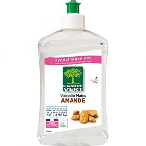 L'ARBRE VERT - Liquide Vaisselle À L'Amande 500Ml - ( Lot De 4 ) (Maxi&Mini, neuf)