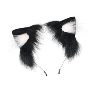 Katutude Serre Tête Oreille de Chat, Bandeau Oreilles de Chat Serre-tête Oreilles de Chat Mignonnes Serre Tete Oreilles de Chat Bandeau Peluche pour Femmes Filles Fête Halloween Anniversaire Cosplay (4845966456652656456, neuf)