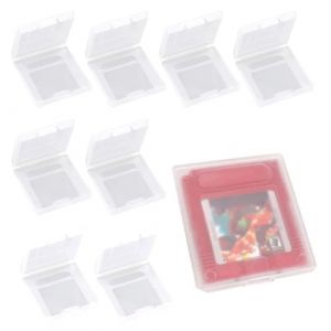 Carte De Jeu En Plastique Clair De La Cartouche De Stockage Cas,Boîte Couverture De Poussière,Clair Housse Etui Cas,Boîtier De Protection Emballage,Pour Gameboy Color,Gameboy Pocket,GB/GBC/GBP,8Pièces (DIDIhouse, neuf)